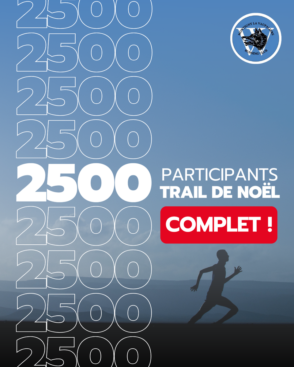 2500 participants - Trail de Noël COMPLET 🎅